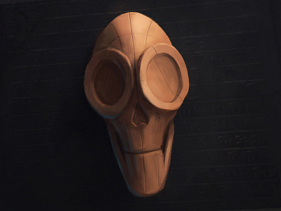 Skull 11 - Saucer Eyes 31daysofskulls halloween skull