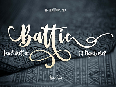 Battic Font