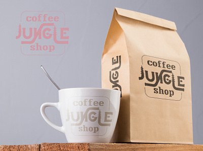 Lettering Coffee Jungle Branding branding coffee design designer font font awesome font design font family fonts letter lettering logo mockup