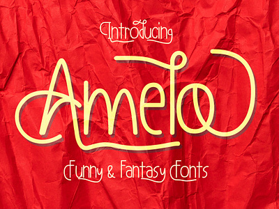 Amelo Funny & Fantasy Fonts