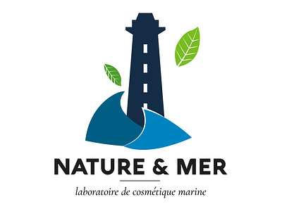 Logo Nature & Mer branding design graphicdesign illustration illustrator logo logomark logotype nature sea ui vector web