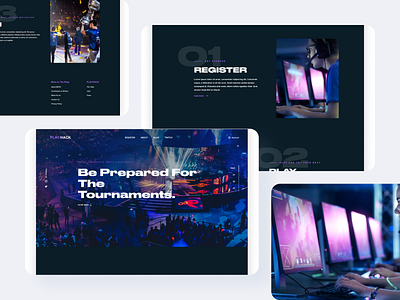 #2/2 Landing Page for Esports Tournament