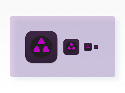 Futuristic App Icon app design graphic design logo ui vector