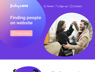 Finding Love adobexd userinerface