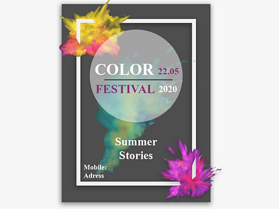 Poster Color fest