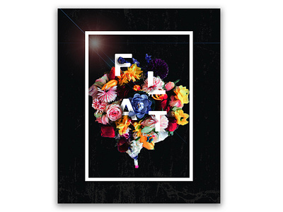 Flower art poster