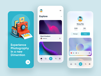 Photography App - Mobile App Design