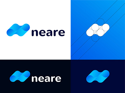 N Letter abstract abstraction bold brand design branding digital gradient graphicdesign icon letters letters mark logo logo mark logotype mobile modern n symbol tecnology
