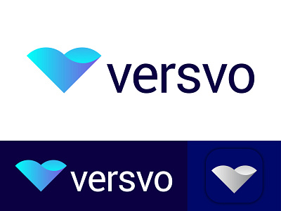 Versvo - Logo Design abstract abstraction bold branding concept branding identity business gradient icon letter logo logo mark marketing modern simple symbol tecnology v v letter v logo vector