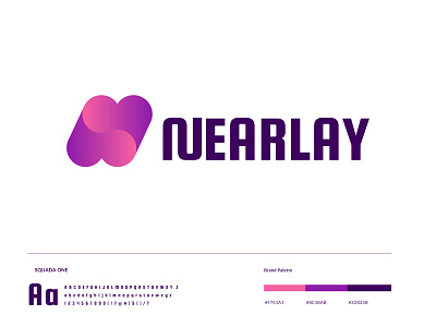 nearlay logo design