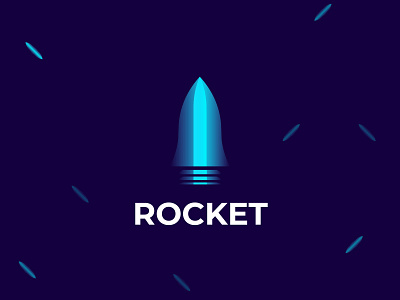 rocket abstract apollo branding branding identity business gradient illustrator logo logo design logo mark modern play robot rocket rocket design rocket logo space symbol tecnology vector