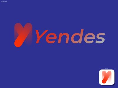 Yendes logo 3d abstract branding branding identity design gradient graphic design illustration logo modern motion graphics symbol ui