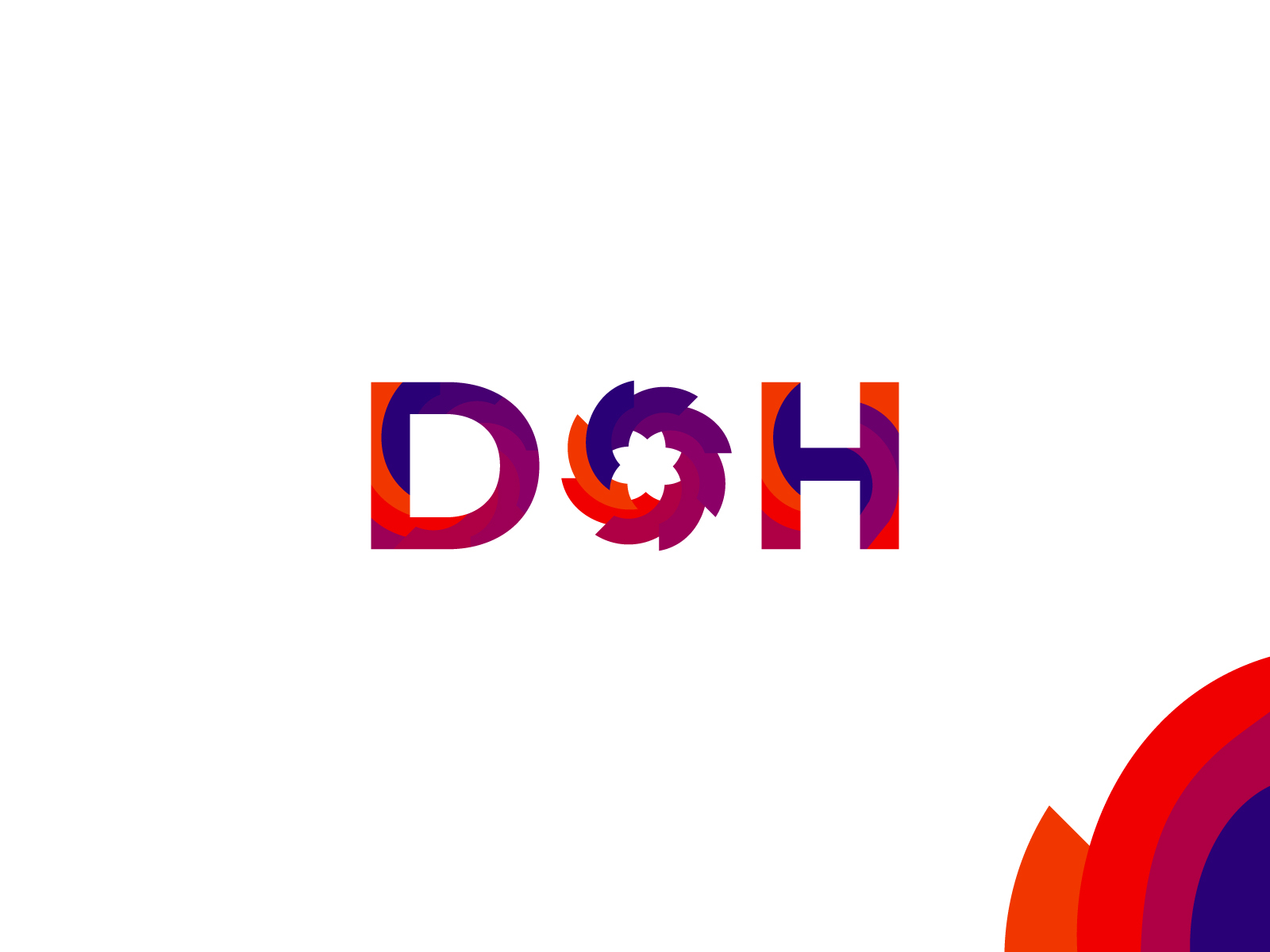 DOH Colorful Letter Logo by MD Faisal Minar on Dribbble