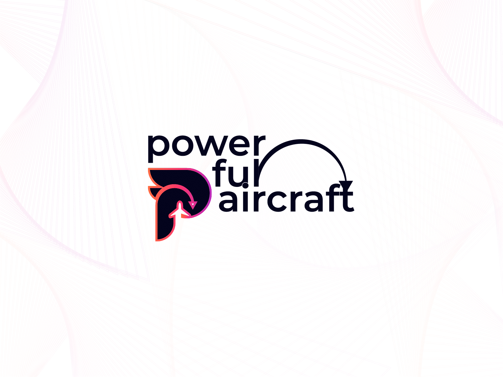 Powerful Aircraft Logo Animation 3d abstract animation branding branding identity design gradient graphic design illustration logo modern motion graphics symbol ui