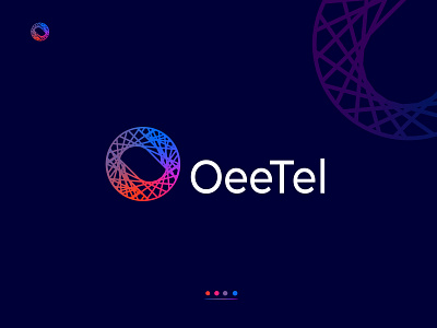 Oeetel logo abstract branding branding identity colorful creative designer gradient graphic design logo modern o letter oeetel symbol tech tecnology