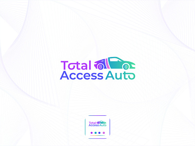 total access auto logo design