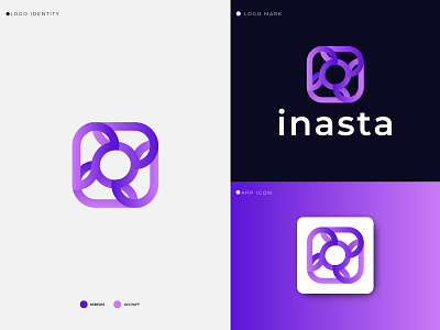 inasta logo design - branding logo