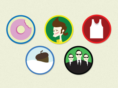 Guess the movie! badge illustration movie