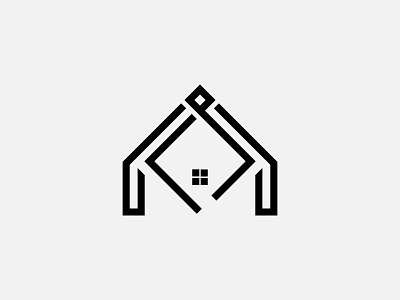 Geometric Real Estate logo logodesigner logotype monogram wordmark