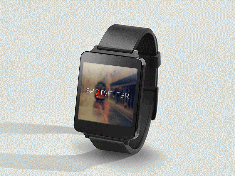 LG G-watch Android Wear Spotsetter App