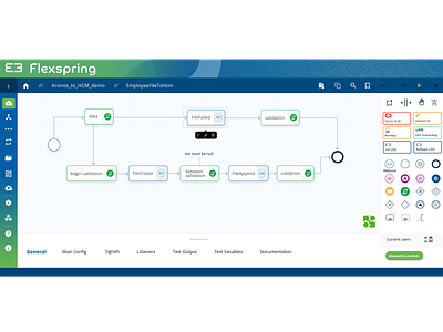 Integration Flow Design app branding connectors flow builder integration integration flow integration platform ipaas product design saas ui