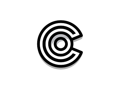 Co-C-BW Dribbble-800x600 c colorado icon logo thick lines.