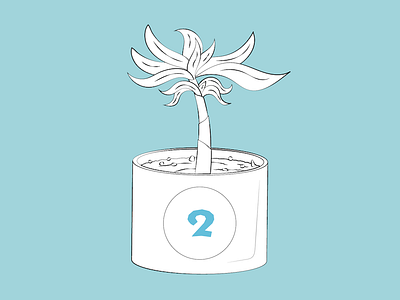 Thing 2 office plant pot succulent thing 2 tree