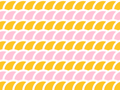 Yellow/Pink Pattern No. 6 circles color dots pattern pink shape yellow