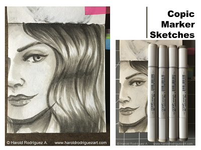 Copic Marker Sketches I