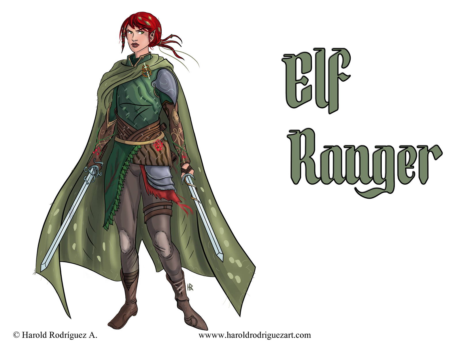 Elf Ranger by Harold Rodriguez A on Dribbble