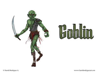 Goblin character character art comic comic art concept art editorial fantasia fantasy illustration ilustración rpg