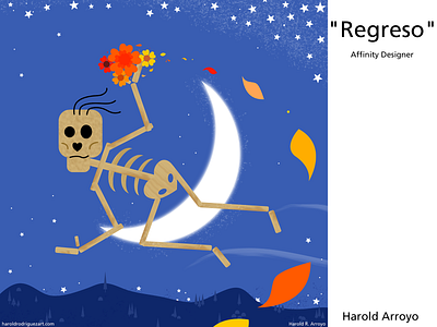 Regreso calavera dayofthedead diademuertos esqueleto halloween illustration ilustración mexican mexico skeleton skull spooky vector