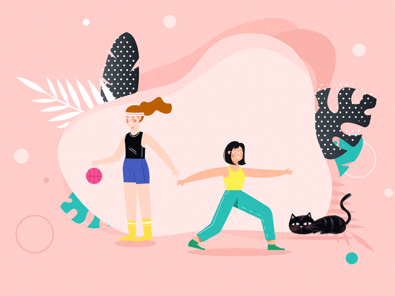 daily animation first hi dribbble