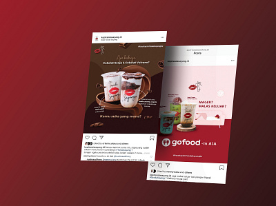 Instagram ads ads beverage design instagram post social media pack