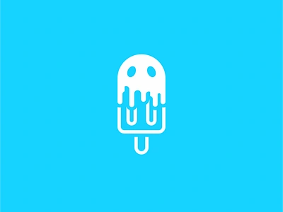 ice ghost cartoon child design ghost ghostbusters ice icecream icon kids logo minimalist modern symbol technology