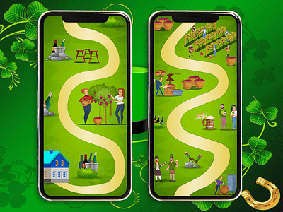 Game level Maps art branding design flat game art game design game level icon illustration minimal ui