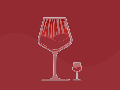 day 4 : wine illustration small glass ui wine wine bottle wine label
