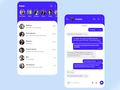 Chat app brand chat design dribble illustraion illustration mobile application mobile ui ui uiux videocall voice call