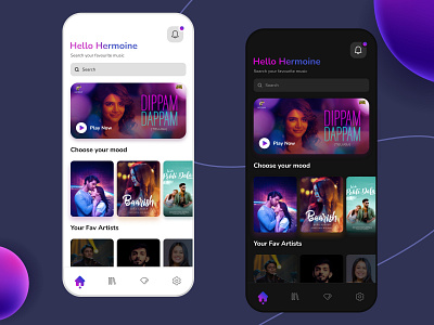 Just Play branding color darkmode design designers dribble gradient gradienttheme illustraion justplay lightmode logo mobile ui music ui uxui vector weeklypost