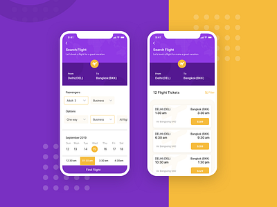 Flight Booking iOS App app design appdevelopment flight app flight booking ios app travel app uxdesign