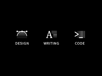 Black and white gradient icons code deign drop cap ff meta gradient icon icons meta terminal typography vector writing