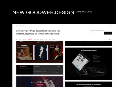 New Good Web Design acumin email form freight gallery goodwebdesign grid layout reference
