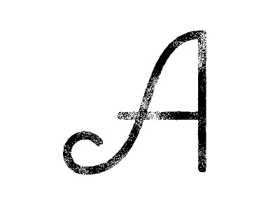 A Letter alphabet letter lettering minimal