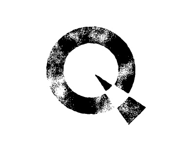 Q Letter alphabet letter lettering minimal