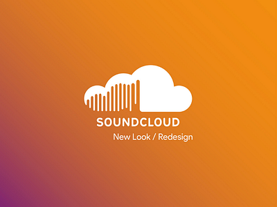 SoundCloud Logo Newlook adobe behance branding creative graphic design identity illustrator inspiration logo photoshop