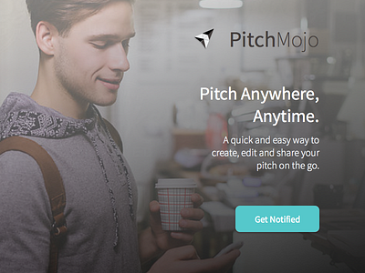 PitchMojo - App Landing Page