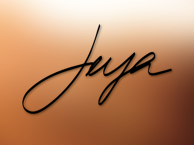 Personal Logo Exploration brush calligraphy identity j jeya lettering logo logotype pen type typeface typography