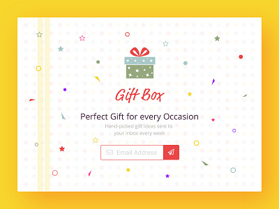 Gift Box - Landing Page