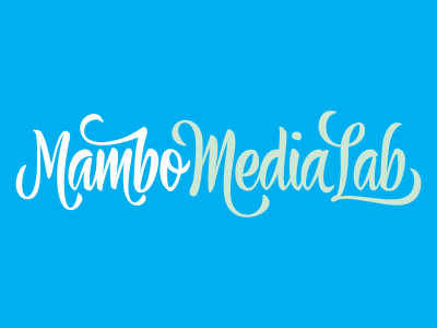 Mambo Nr 5 brand brushpen handmade lettering logo mambo media script type