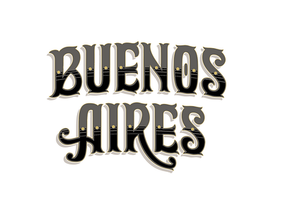 Buenos Aires - Logo for a Wine buenosaires design graphic design handmade illustration lettering logo packaging typography wine